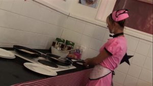 Amy Azurra Carly Parker And Chloe Serve More Than Pancakes At This Diner