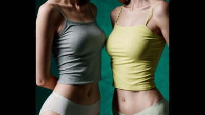 Blindfolded Russian Lingerie Models