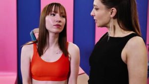 Feet Tickling Challenge Show with Talia Mint – Cute Russian Brunette Kate Quinn Tied and Tickled