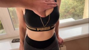 Fucks With Lover And Talks To  Husband On The Phone – Russian Amateur With Dialogue