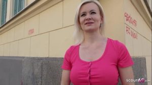 GERMAN SCOUT – BIG TITS BRACES COLLEGE GIRL LILLY PICKUP AND RAW FUCK