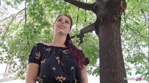 GERMAN SCOUT – SHY REDHEAD NATURAL TEEN SEDUCE TO FUCK AT PICKUP CASTING