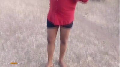 Indian married couple are caught having sex outdoors in a jungle