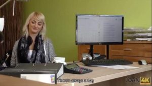 LOAN4K. Blonde angel Katy Rose gladly passes dirty casting