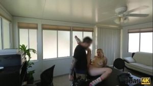 LOAN4K. Chick has problems and manager gives money for fucking