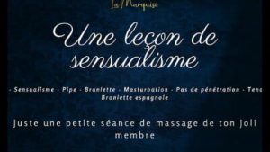 Une leçon de sensualisme – french audio solo gentle handjob praises