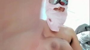 Voyeur!!! Extreme Hairy Milf Shows You Pussy And Saggy Tits While Trying On A Dress