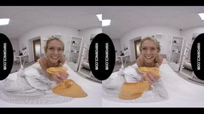 VR – Big black dildo in tight pussy