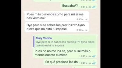 A DOÑA MARY LE GUSTA LA VERGA Y SU ESPOSO NO LE DA, ME TOCA COJERMELA YO