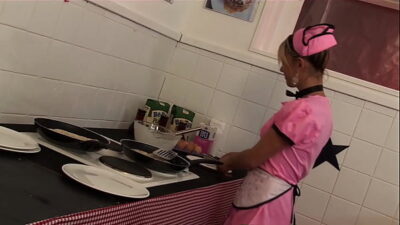 Amy Azurra Carly Parker And Chloe Serve More Than Pancakes At This Diner