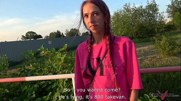 crazy lost assistant missed bus love ride on cock in van