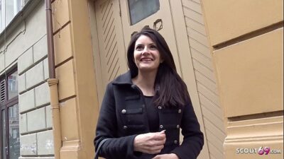 GERMAN SCOUT – SKINNY CZECH TEEN TINA SEDUCE TO FUCK AT PICKUP MODEL JOB FOR CASH