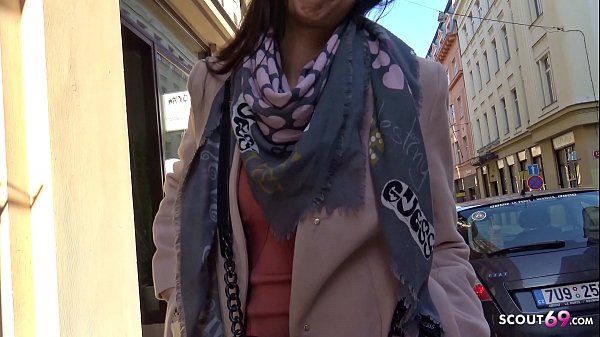 german scout skinny long legs teen ashley seduce to fuck at real street casting