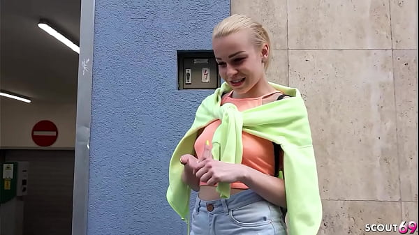 german scout tiny girl rebecca pickup and fuck at street casting