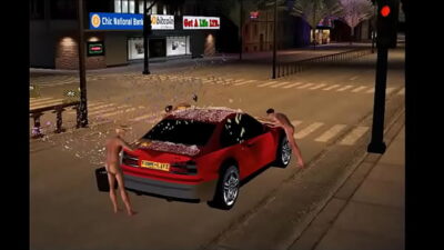 NAKED MALE CAR WASH