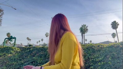 Italian Big Tits Milf Hot Solo Car Ride Flashing her juicy tits at night