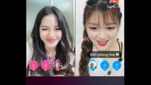 2 em gái hát cùng với nhau trên Uplive