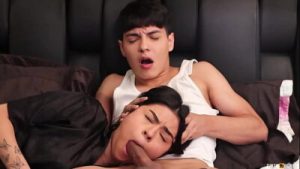 BED SHARING WITH NAIVE FOREIGN COLLEGE GIRL APRIL ADDAMS