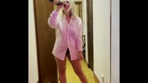 Blonde Beauty Stepsister Comes Home From Party And Sucks Big Cock