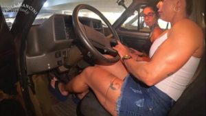 Cold start – double girls pumping hard the car