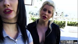 Desperate Latina caretaker threesome with big tits MILF and hubby