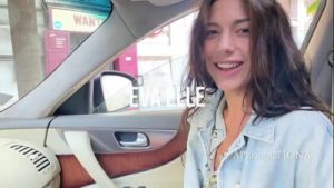Eva ELLE second SQUIRTING in my Car MULTI CAM
