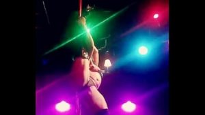 New stripper video in knee highs