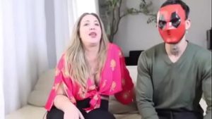 transei com fã mascarado