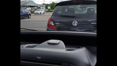 A naughty play in the car