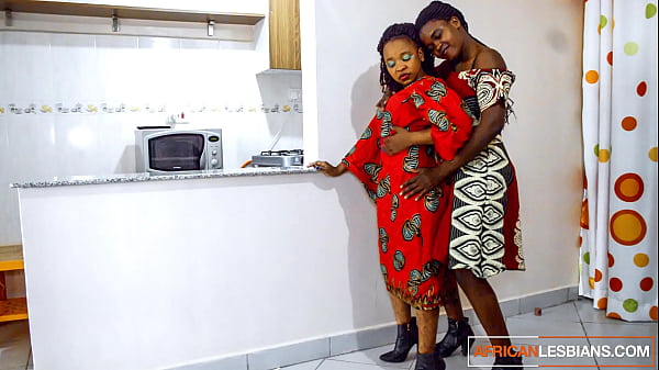 curvy xhosa lesbians scissoring make out after romantic tinder date
