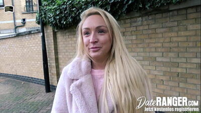 Dumb Blonde British Barbie AMBER DEEN Twerks before COWGIRL on DICK on FIRST DATE – DATERANGER.com
