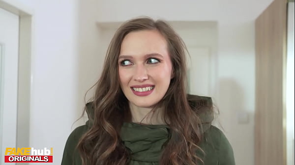 fakehub babe catfished on tinder date but hes got a huge cock to creampie her see inside pussy