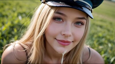 Hot Blonde Soldiers: Sucking and Fucking for Cum (with pussy masturbation ASMR sound!) Uncensored Hentai