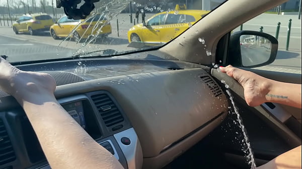 jordan squirting river in my car 4k multi cam