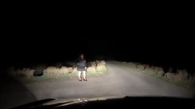 Mature MILF met on the road and did everything in the car