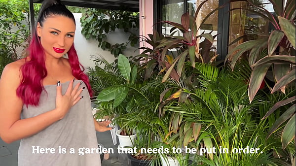 She Caught the Gardener Watching… and Let Him Fuck Her Like a Toy