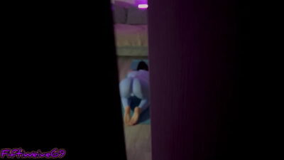 Stretching a strained butt after a yoga