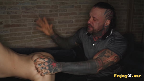 tatted tart bjed and boinked her dark haired beau in total hd beautiful hard core porn
