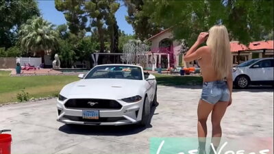 I wash my neighbor’s car in exchange for him fucking me
