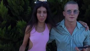 A cuckold paid for rent with his wife’s pussy – men have sex with him in front of his eyes