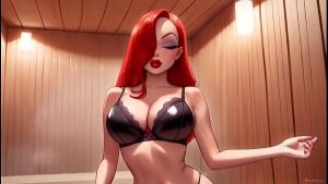 Big Boobs Jessica MILF Bouncing Tits and Ass In The Sauna! Free Ai