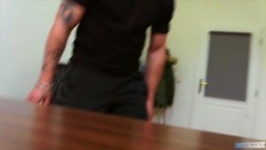 DIRTY SCOUT 220 –  Buff Muscle Stud Enjoys Stoking A Big Dick