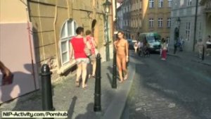 Hot babe jenny shows her amazing hot body in public