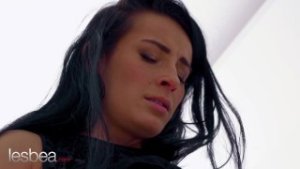 Lesbea Black British babe Asia Rae lesbian romance with lovely Lexi Dona