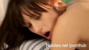 Perky little titties dripping with cum