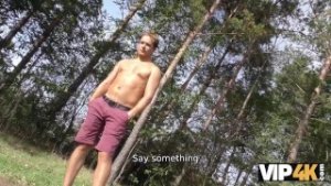 Vip4K.Hunter meets girl on public beach and has anal sex with her