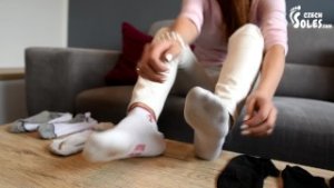 Wanna buy my smelly socks on CzechSoles? (worn socks, POV socks, smelly socks, foot smelling, feet)