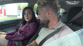 behind the scenes of hairy christina santes banging in the car