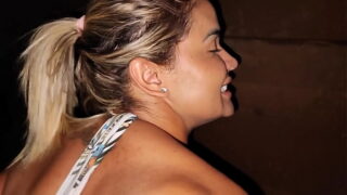 night adventure with exhibitionism and fucking an ass until cum spurts between the train cars on the open air railway with a lot of adrenaline vagninho e luna oliveira