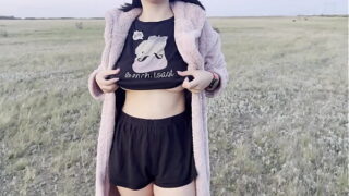 public pissing compilation in nature a road trip pov